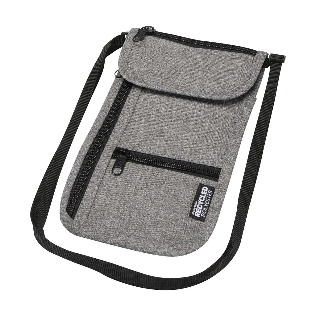 Ross GRS recycled smart travel pouch