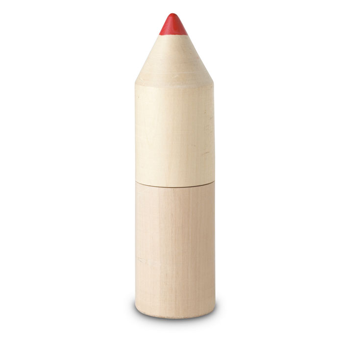 12 Pencils In Wooden Box