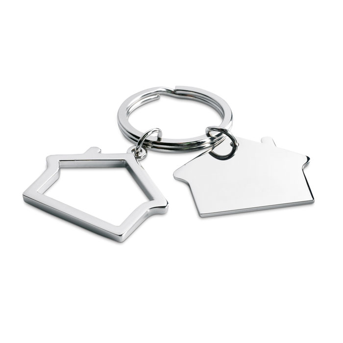 Metal Key Ring House Shape