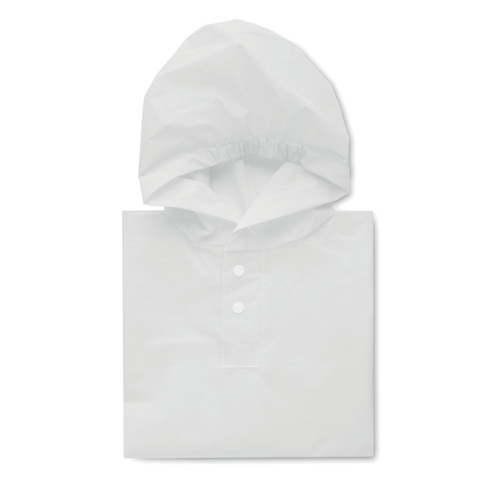 Peva Kid Rain Coat With Hood
