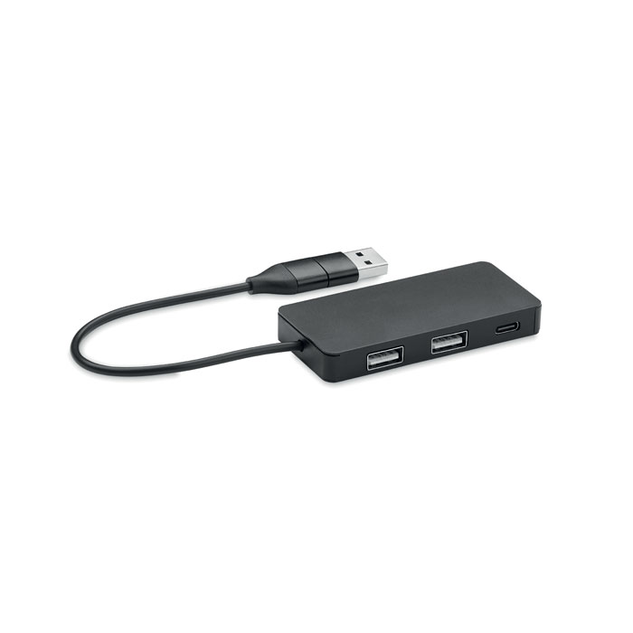 3 Port Usb Hub With 20Cm Cable