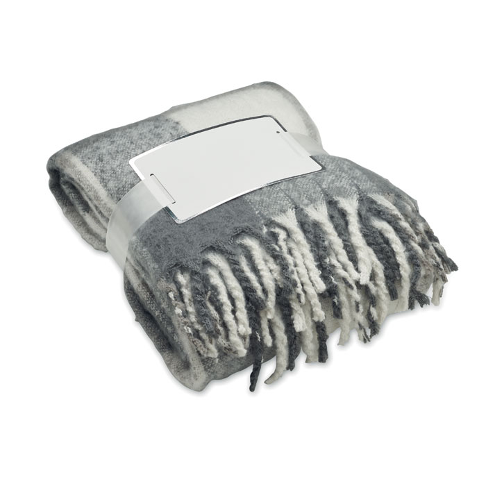 Chequered Mohair Blanket