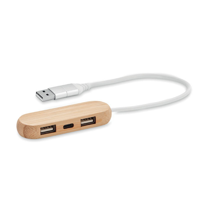 3 Port Usb Hub With Dual Input