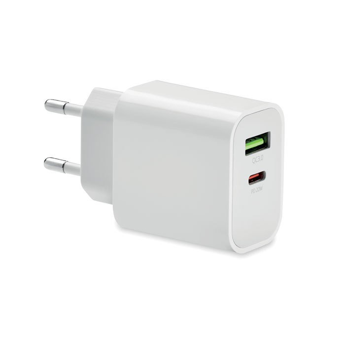 18W 2 Port Usb Charger Eu Plug