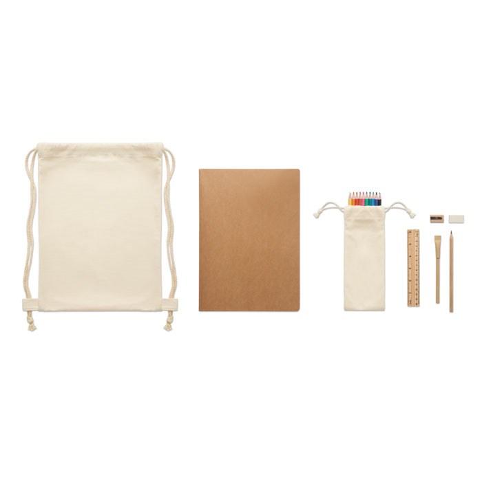 Kids Drawing Set In Drawstring
