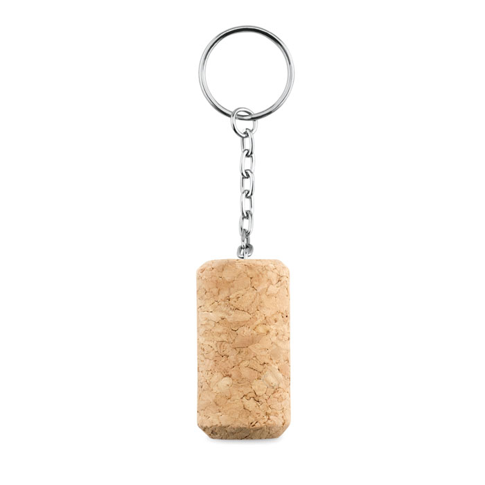Wine Cork Key Ring