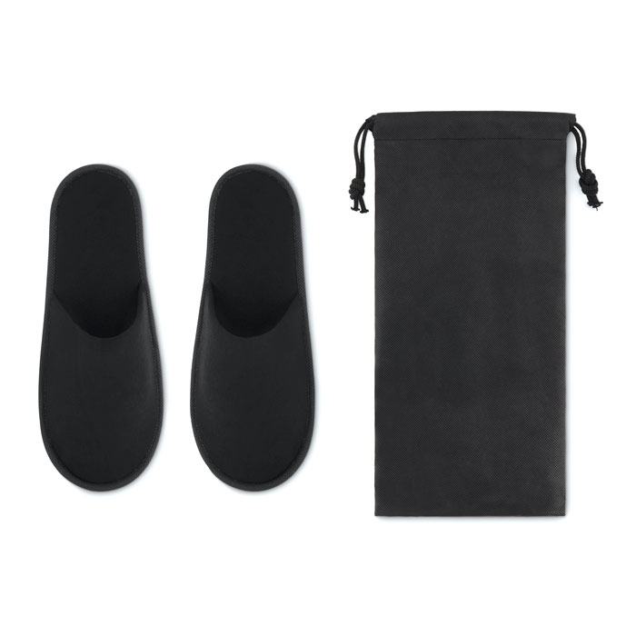 Pair Of Slippers In Pouch