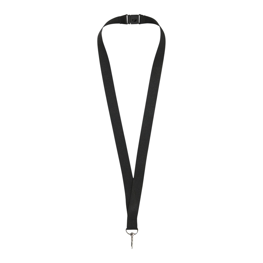 Lago lanyard with break-away closure