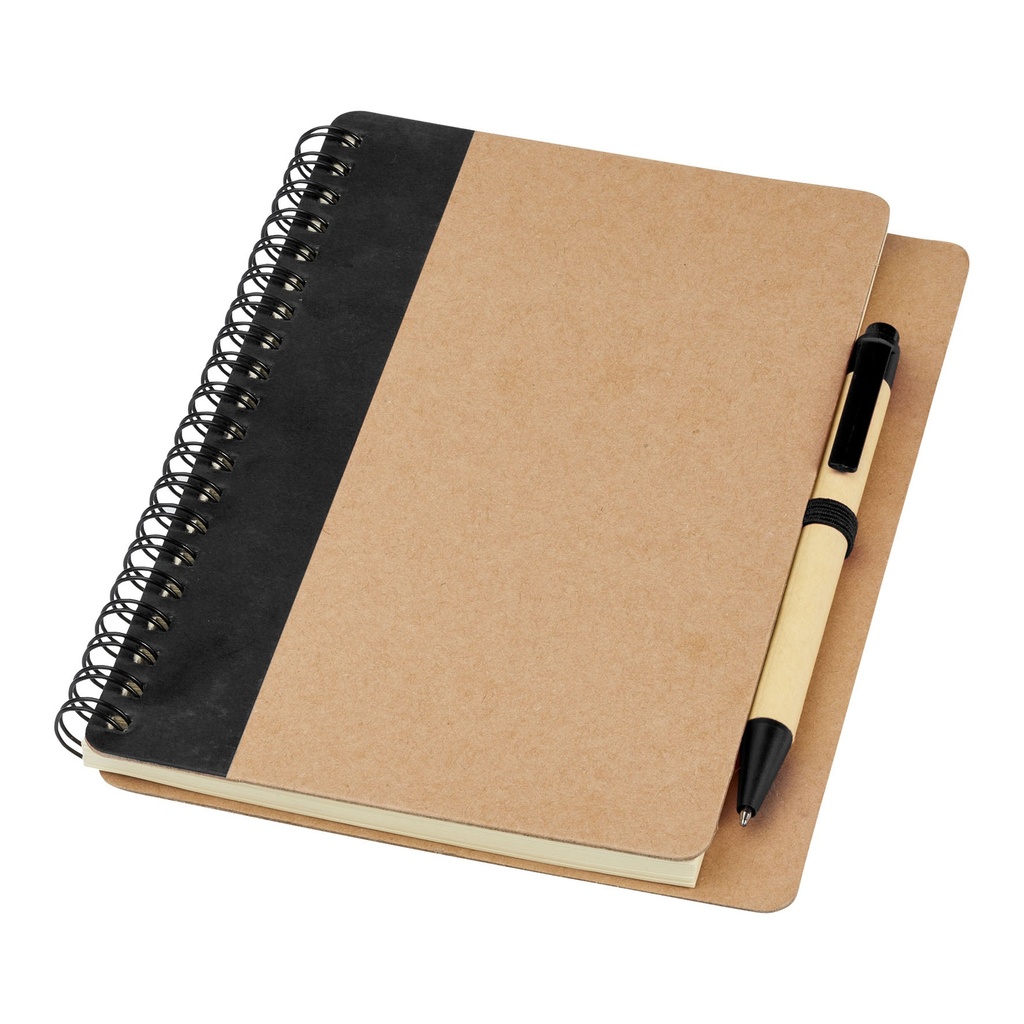 Priestly recycled notebook with pen