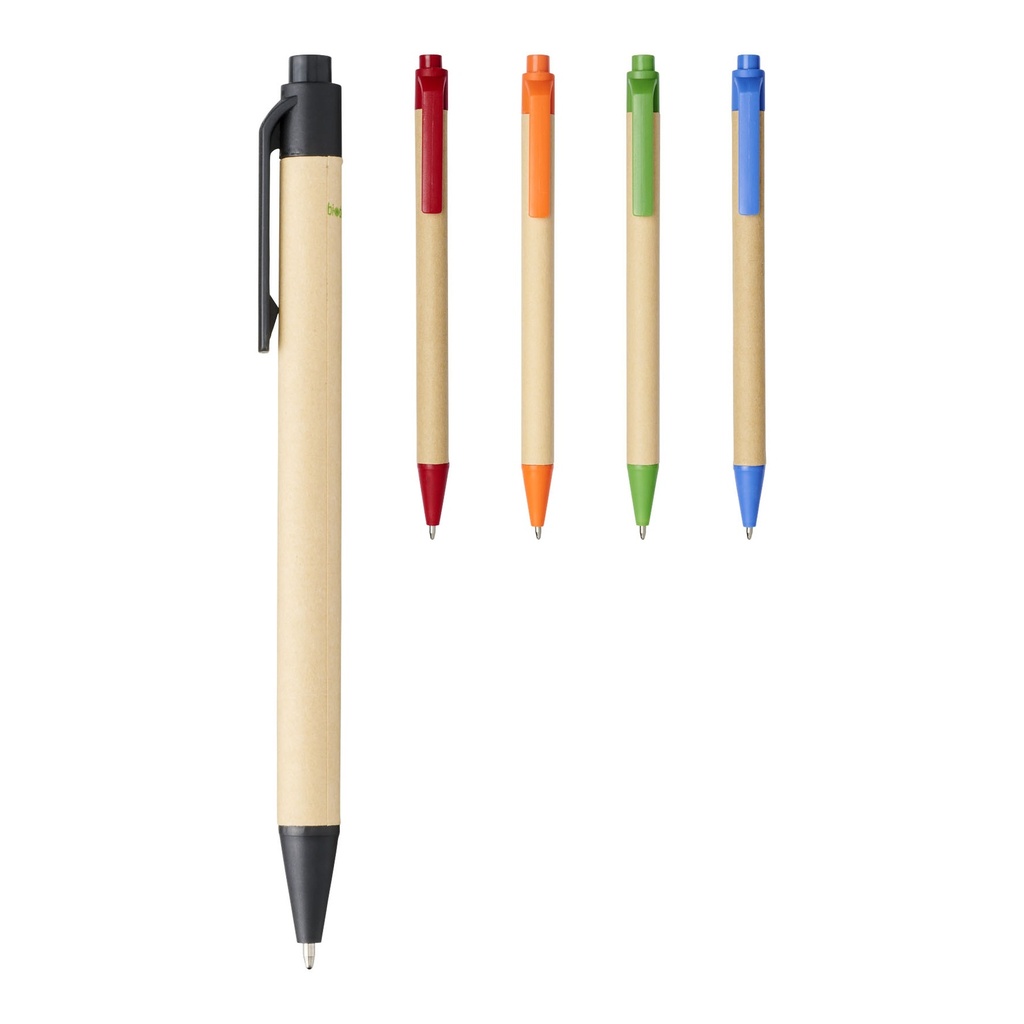 Berk recycled carton and corn plastic ballpoint pen (black ink)