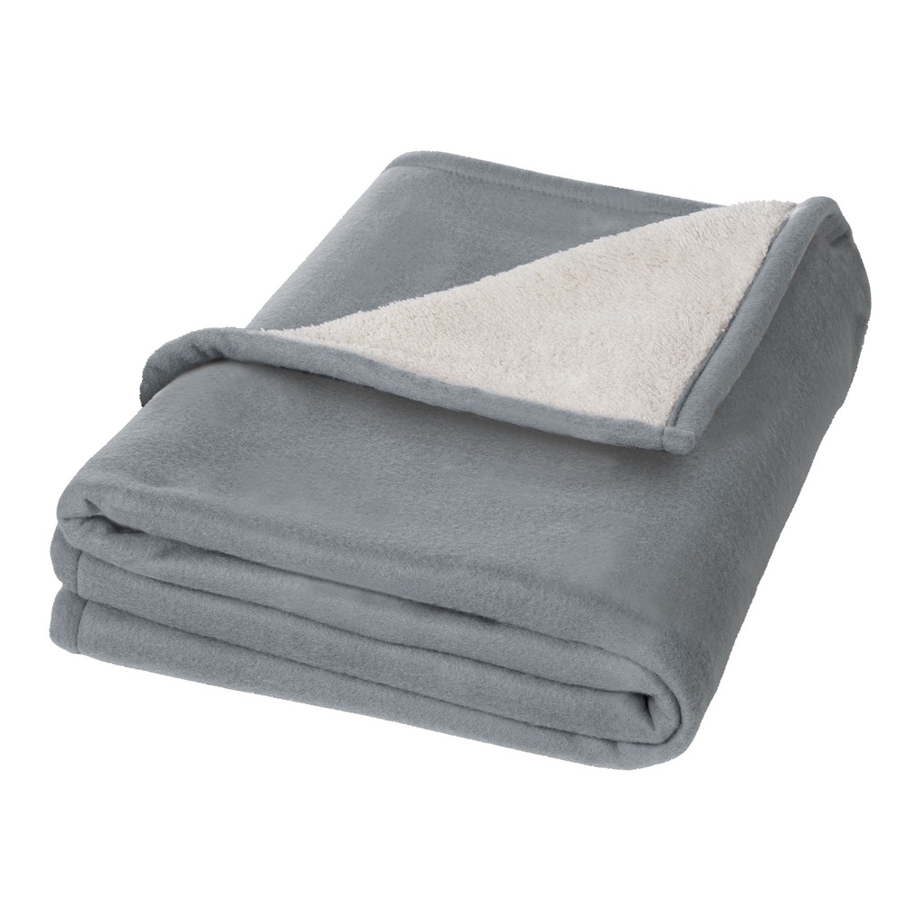 Springwood soft fleece and sherpa plaid blanket