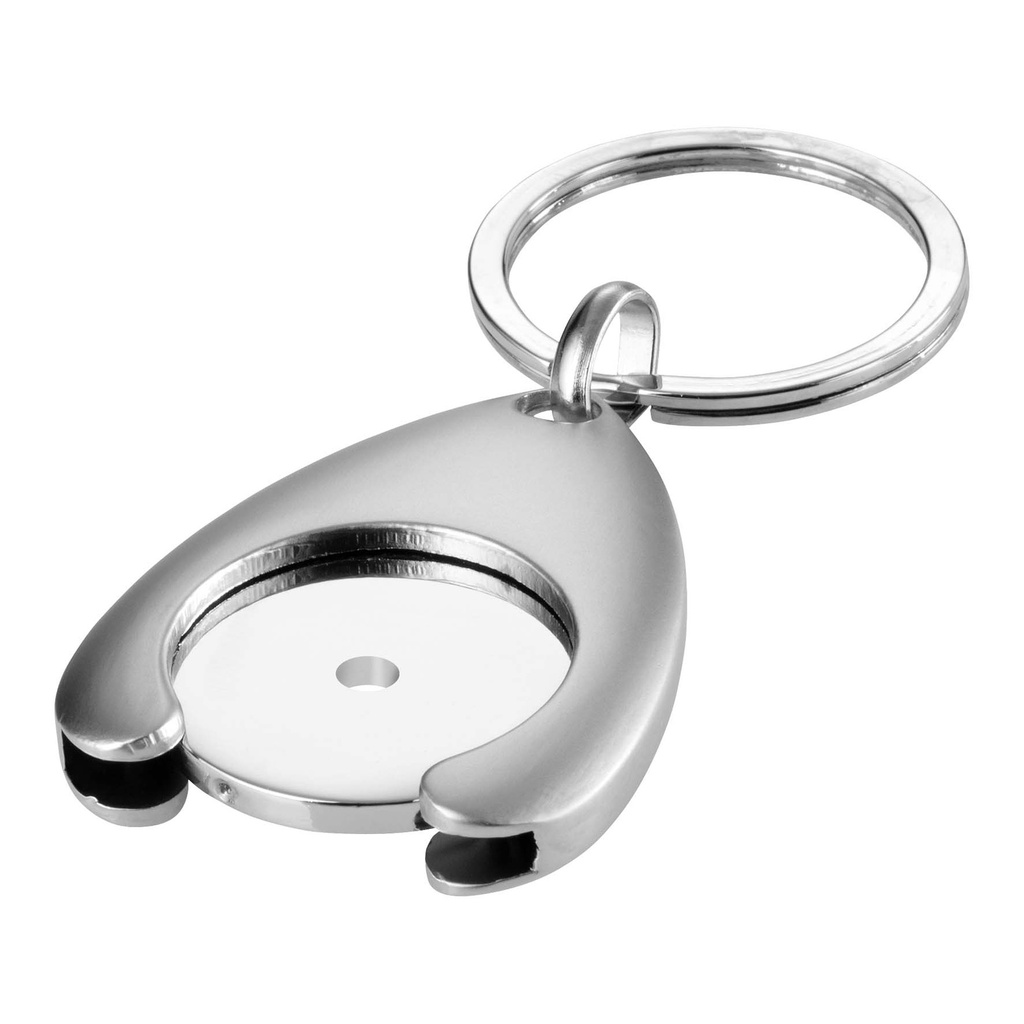 Trolley coin holder keychain