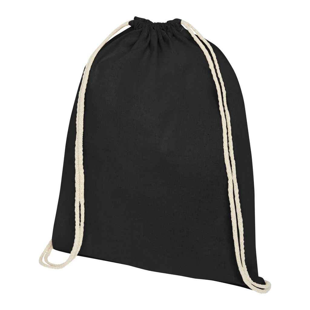 Oregon 100 g/m² cotton drawstring bag 5L