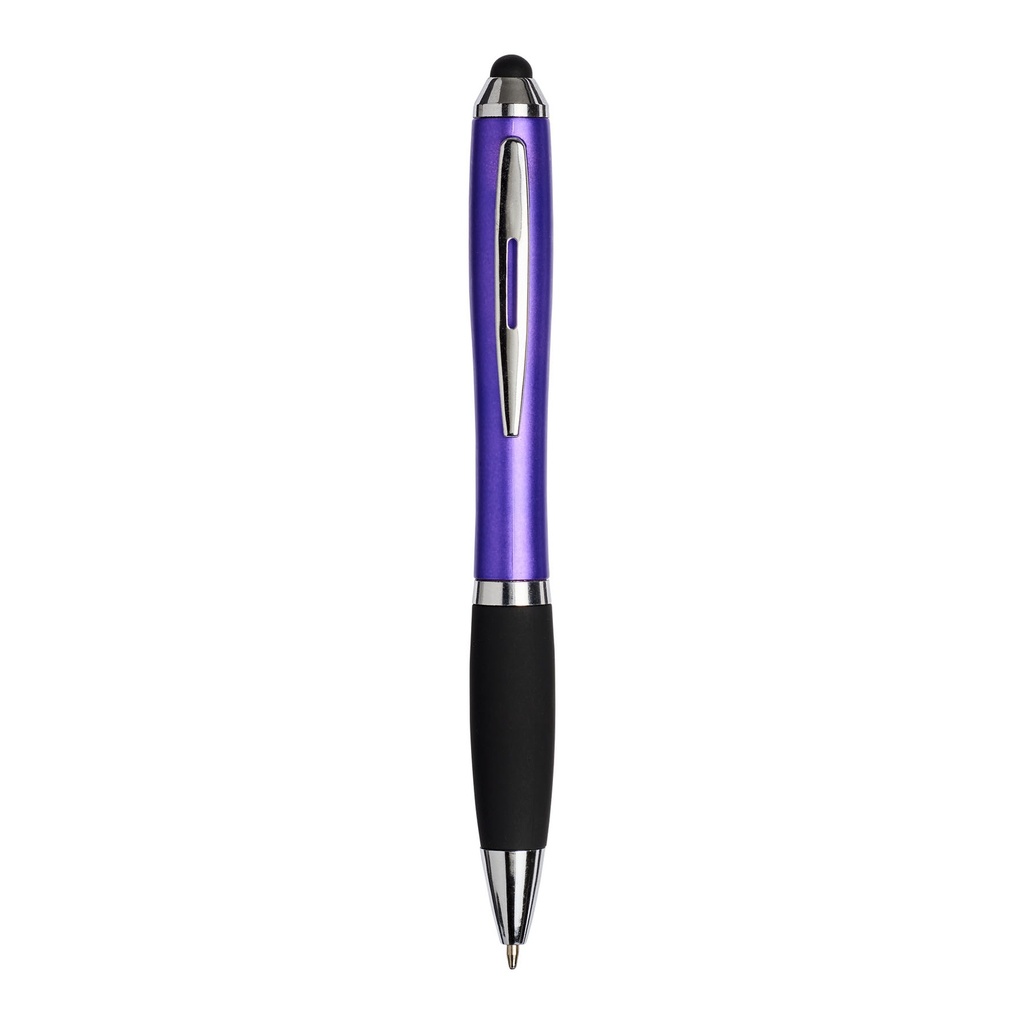 Curvy stylus ballpoint pen