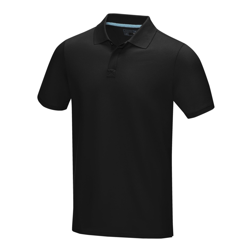 Graphite short sleeve men’s organic polo