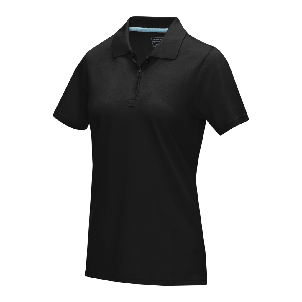 Graphite short sleeve women’s organic polo