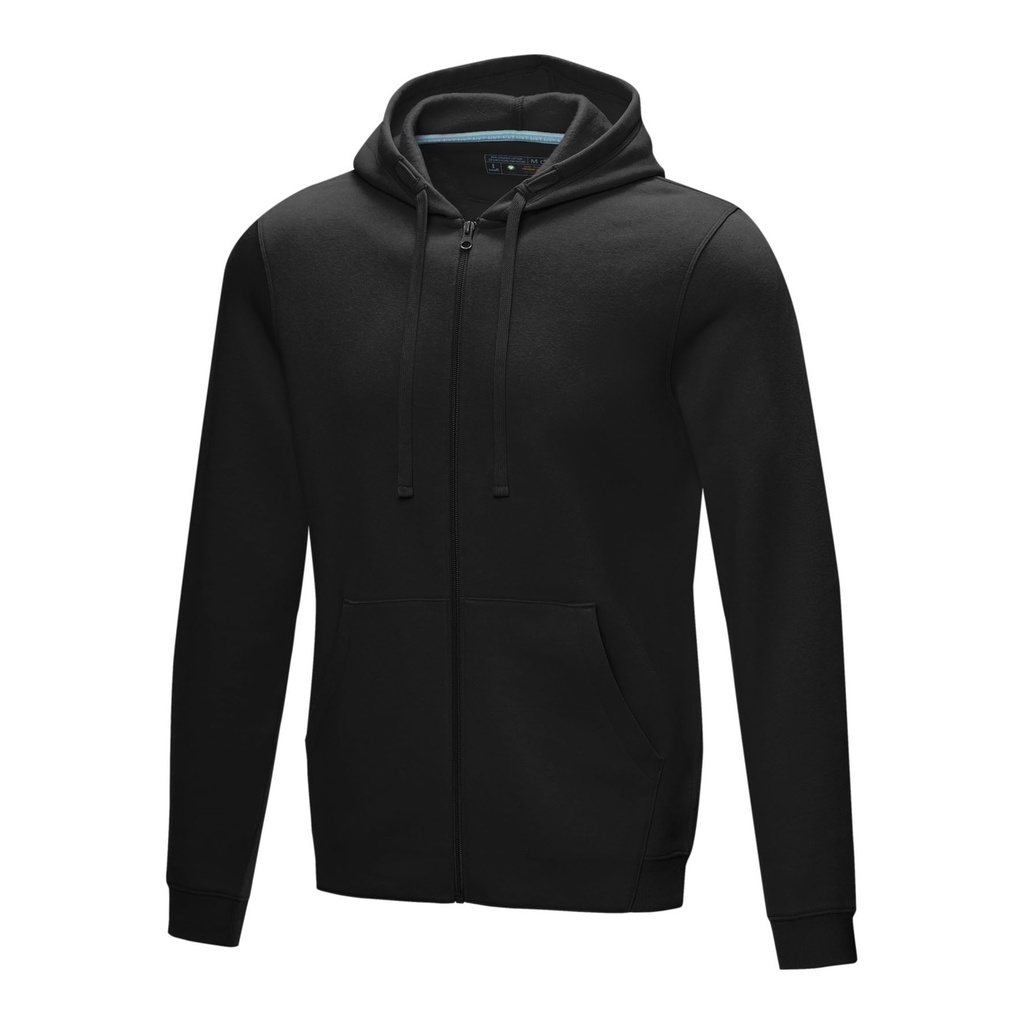 Ruby men’s organic recycled full zip hoodie