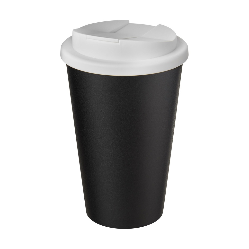 Americano® Eco 350 ml recycled tumbler with spill-proof lid