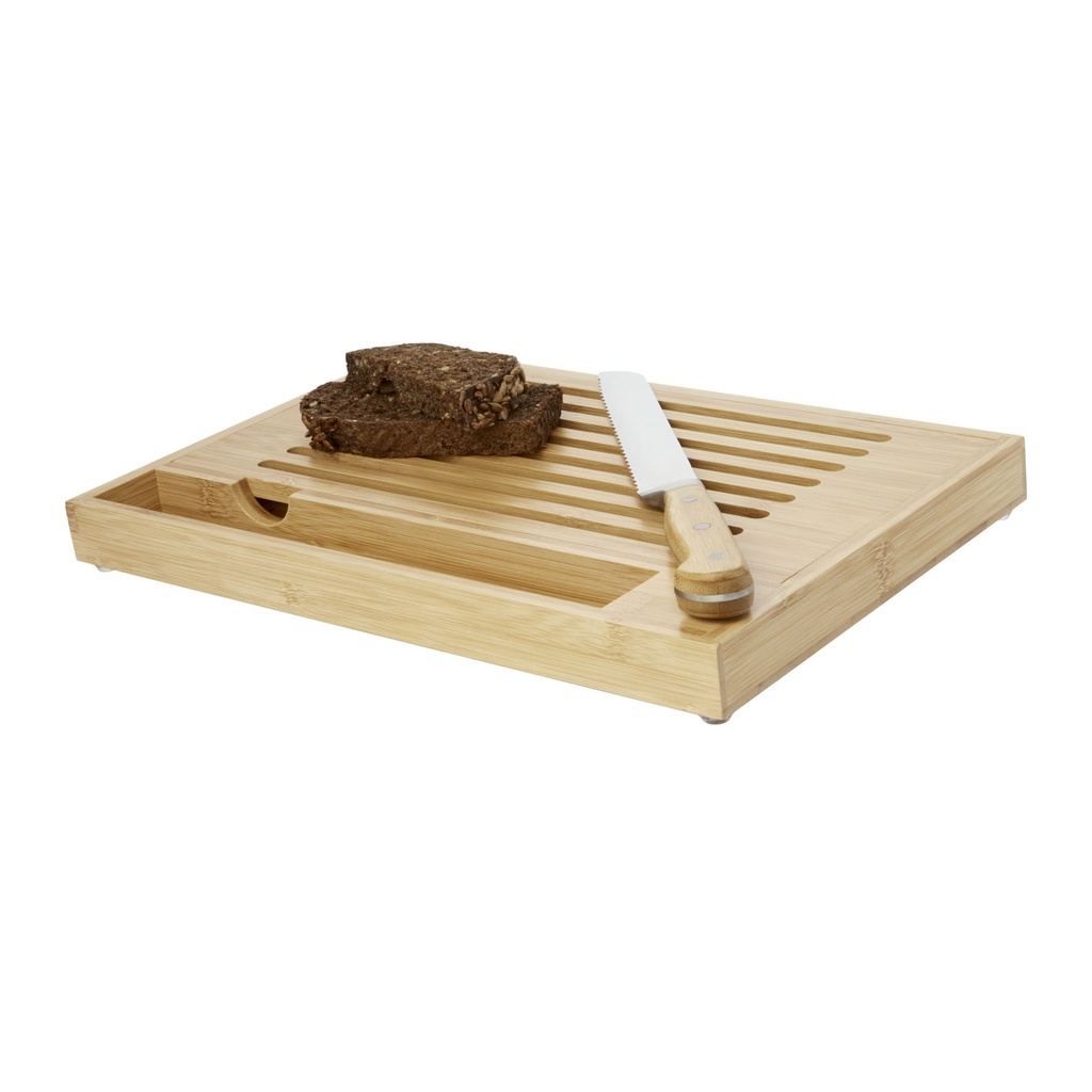 Pao bamboo cutting board with knife
