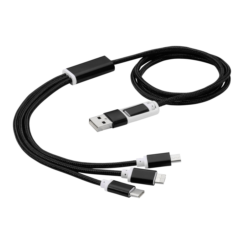 Versatile 5-in-1 charging cable