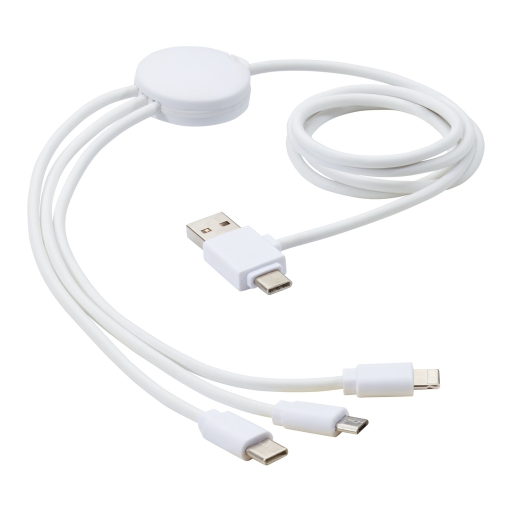 Pure 5-in-1 charging cable with antibacterial additive