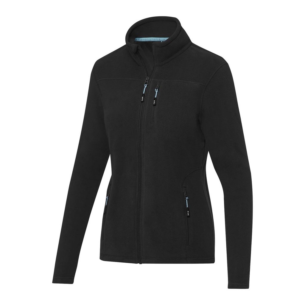 Amber women's GRS recycled full zip fleece jacket