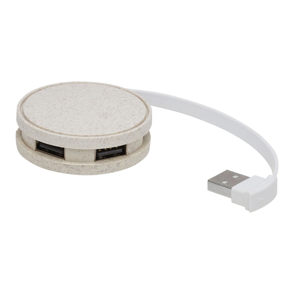 Kenzu wheat straw USB hub