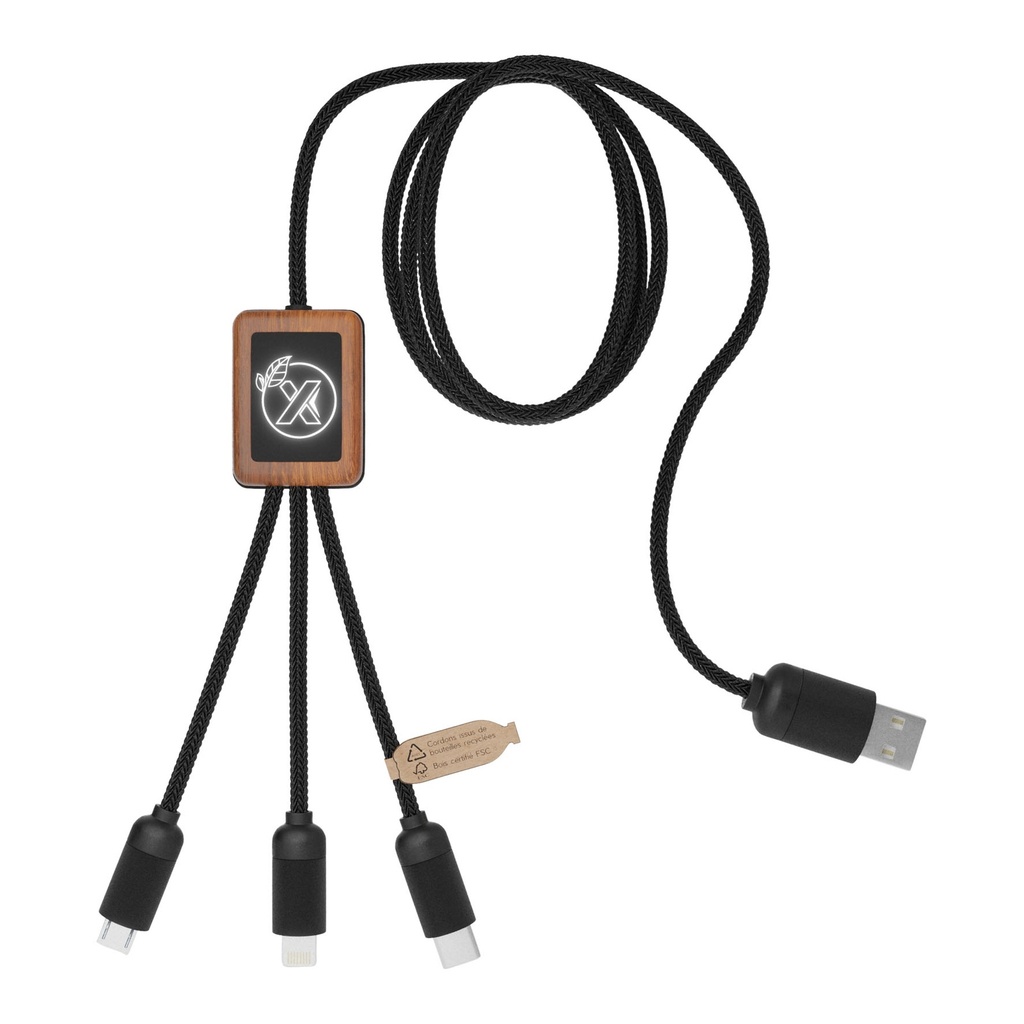 SCX.design C29 3-in-1 bamboo cable