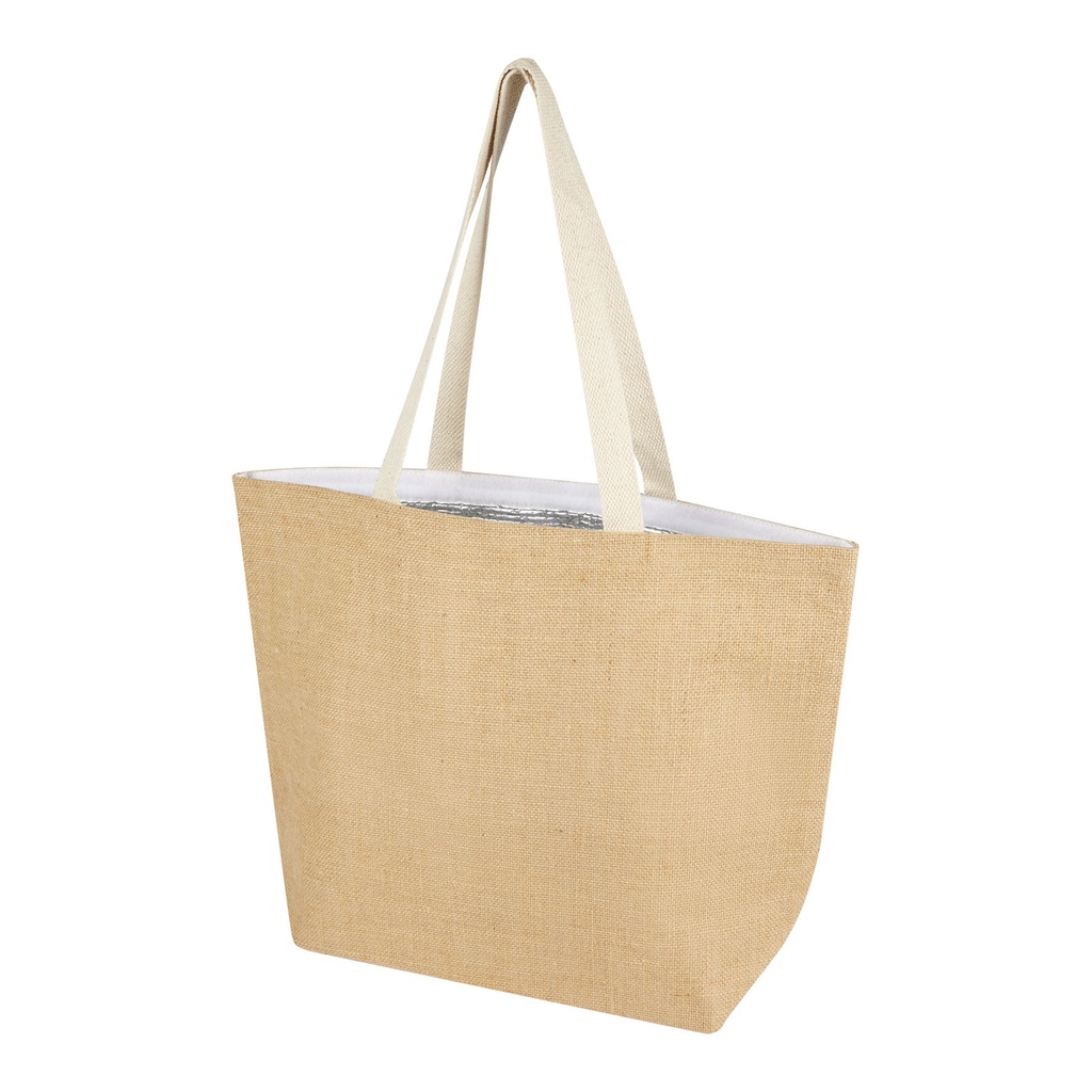 Juta 300 g/m² jute cooler tote bag 12L
