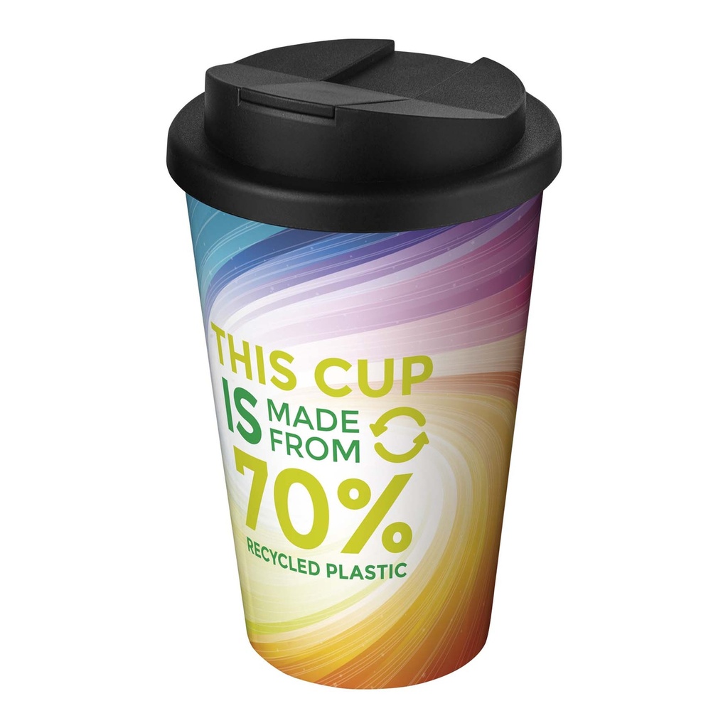 Brite-Americano® Eco 350 ml spill-proof insulated tumbler