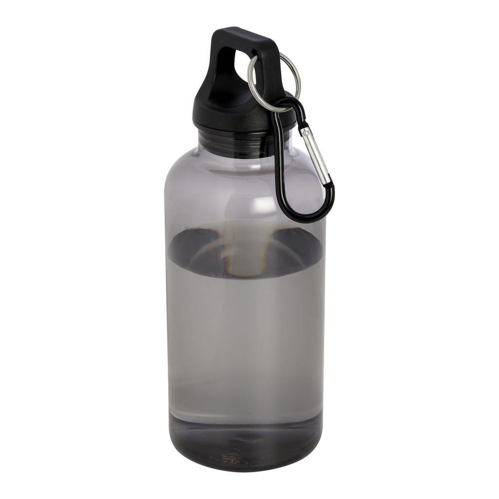 Oregon 400 ml RCS certified recycled plastic water bottle with carabiner