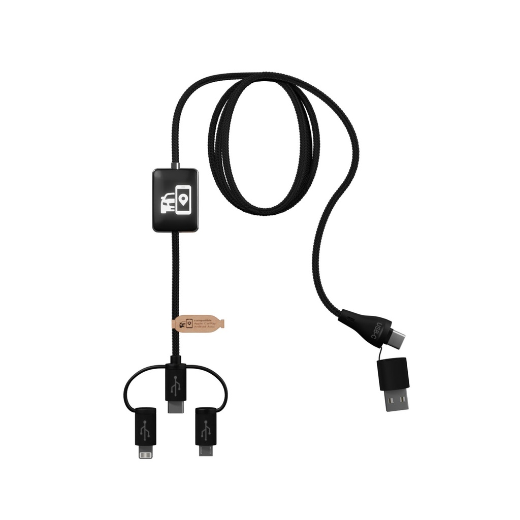 SCX.design C48 CarPlay 5-in-1 charging cable