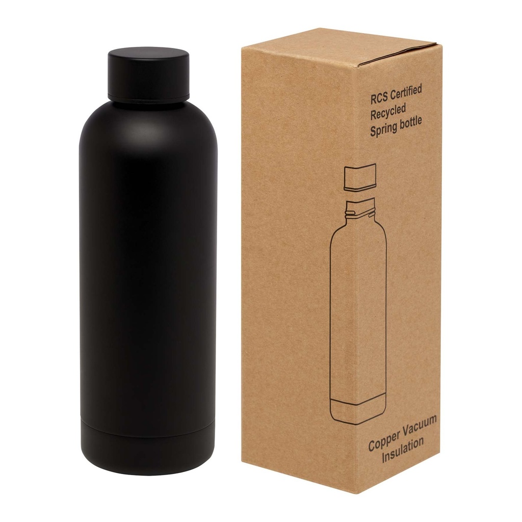 Spring 500 ml RCS certified recycled stainless steel copper vacuum insulated bottle