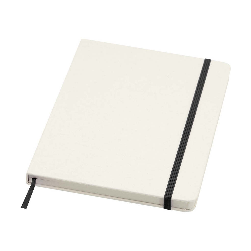 Bass A5 recycled hard cover notebook with lined pages