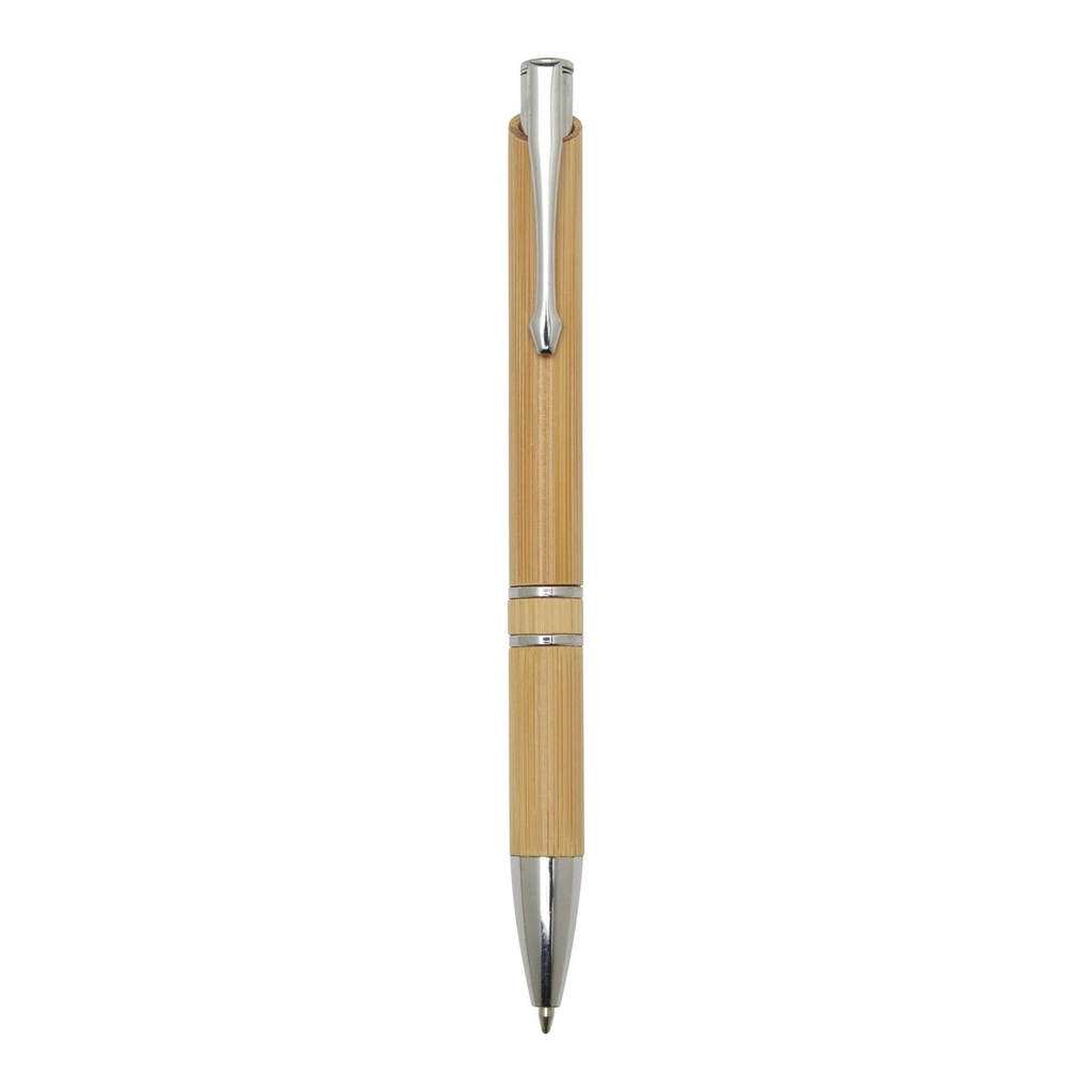 Wicker bamboo ballpoint pen (black ink)