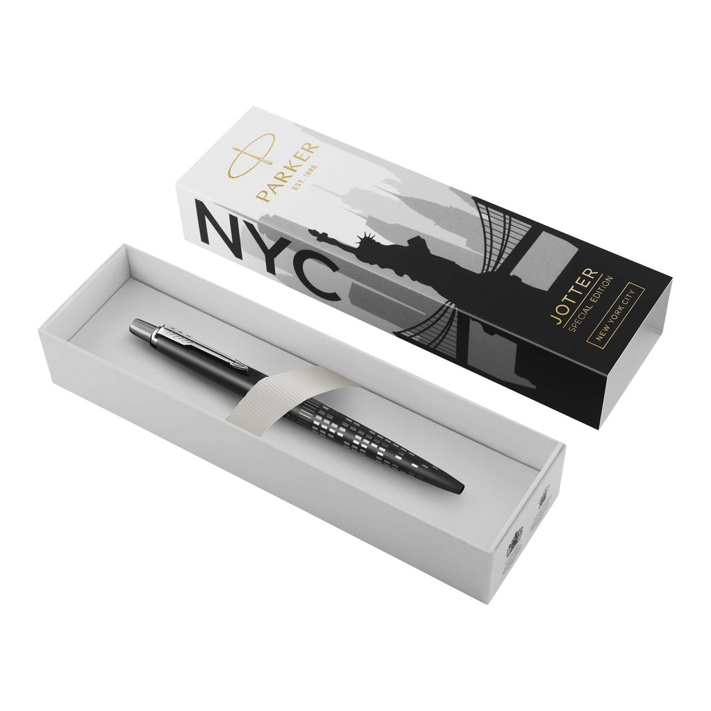 Parker Jotter SE Global Icons colour trim ballpoint pen (blue ink)