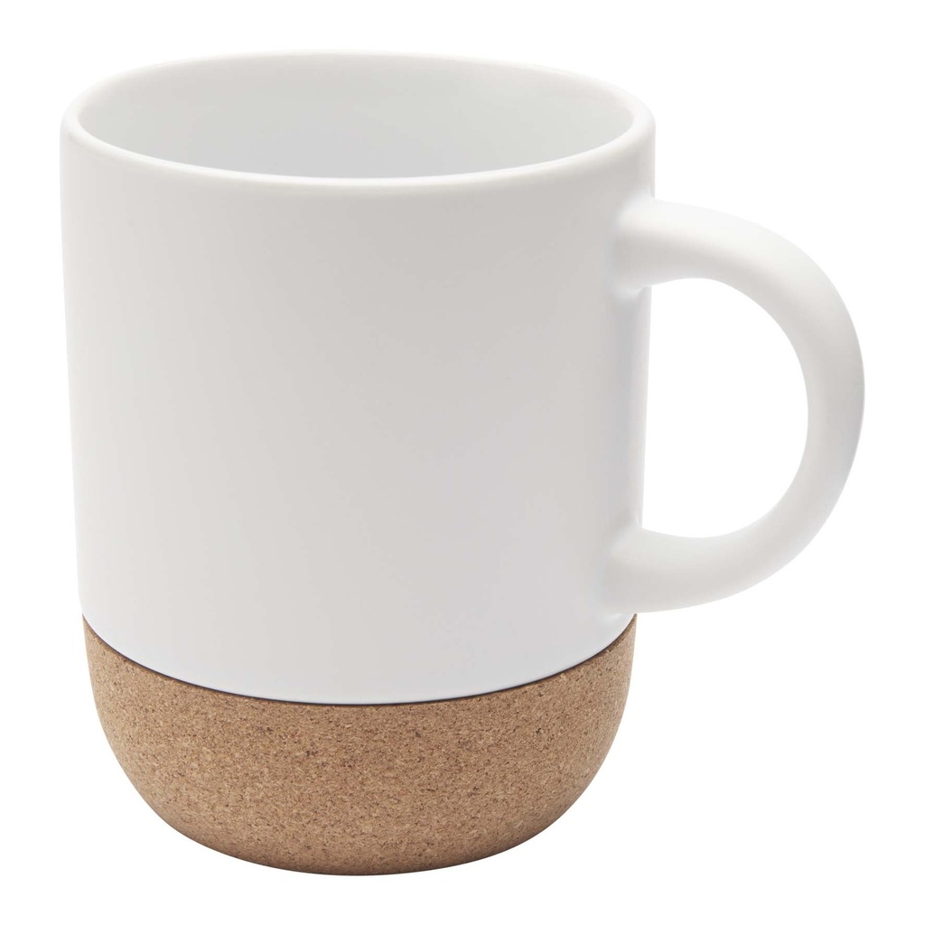 Billie 300 ml ceramic sublimation mug with cork details