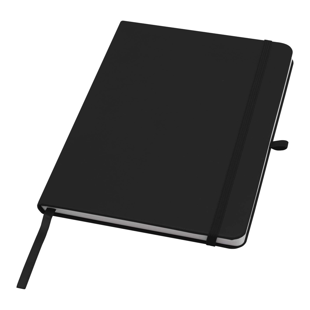 Teak A5 recycled hard cover notebook with lined pages