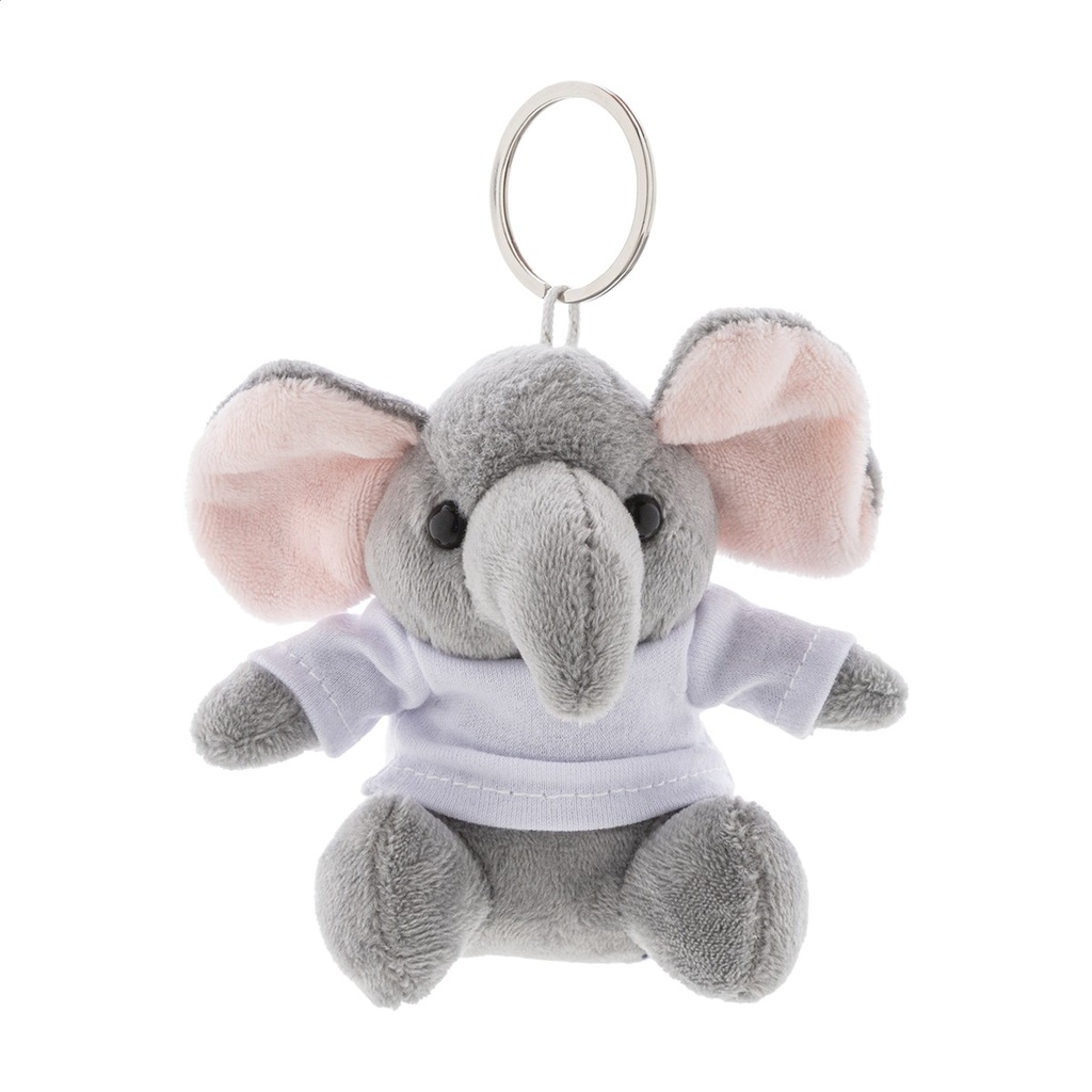 Plush Elephant Keyring