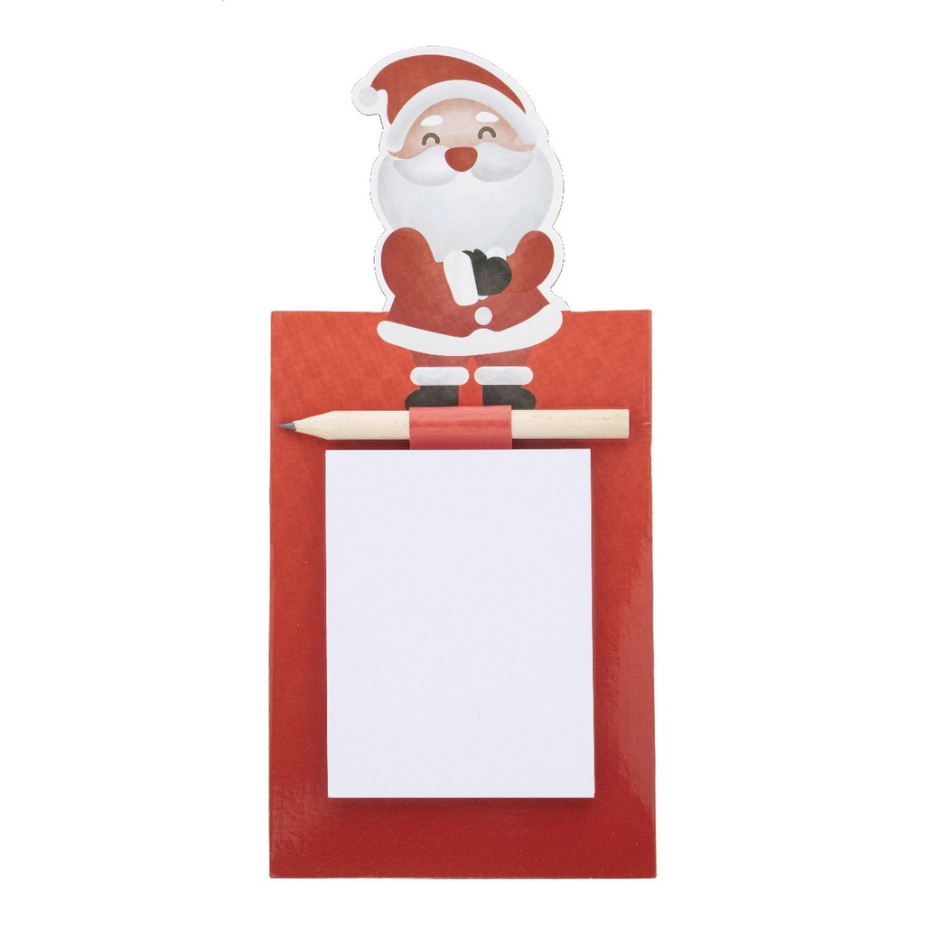 Christmas Magnetic Notepad, Santa Claus