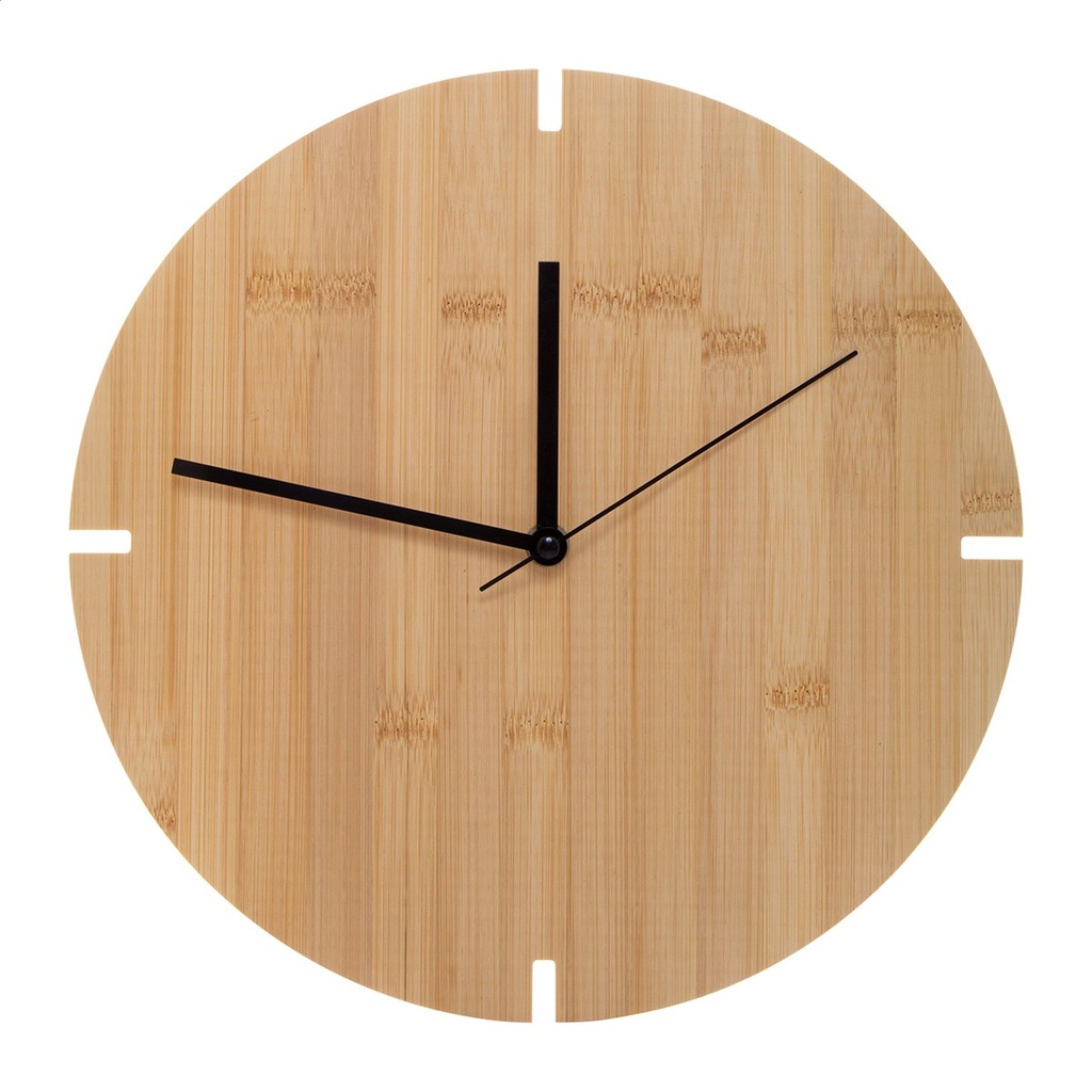 Bamboo Wall Clock