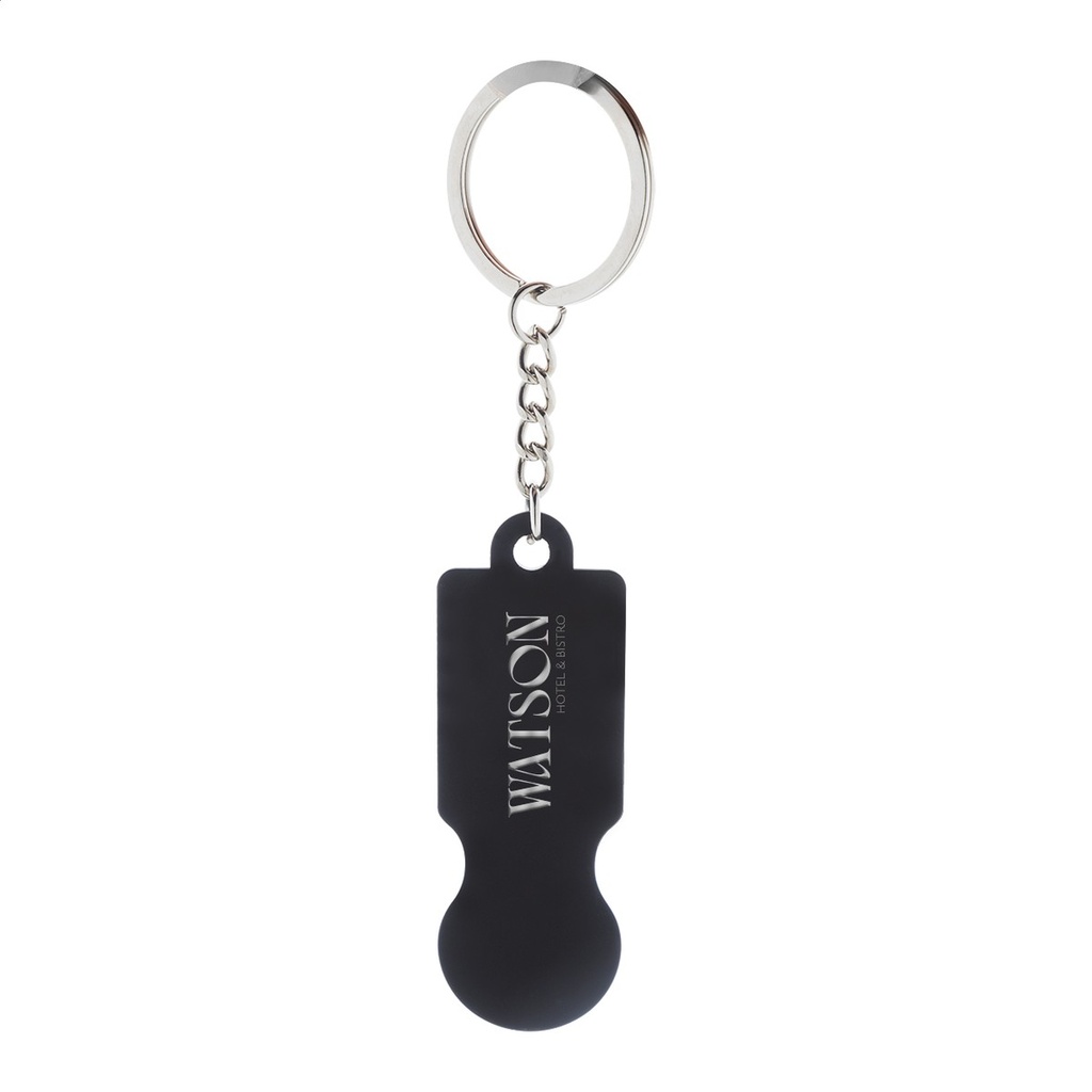 Trolley Coin Keyring