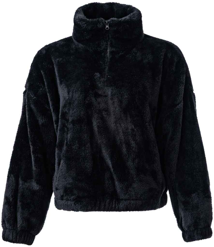 Brand Lab Ladies Fluffy 1/4 Zip Fleece