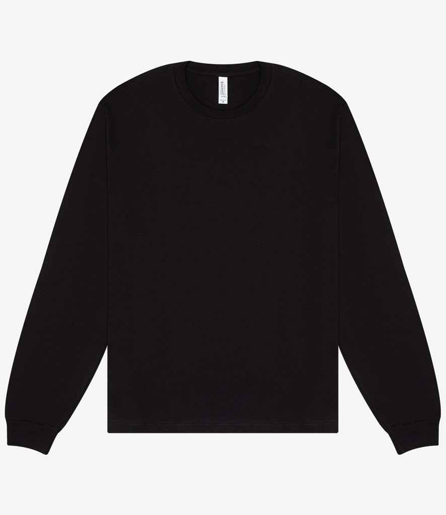 Canvas Unisex Heavyweight Long Sleeve Boxy T-Shirt