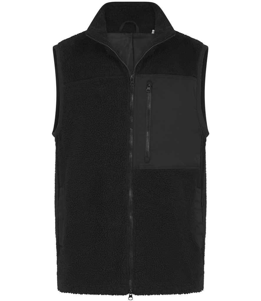 Front Row Recycled Sherpa Gilet