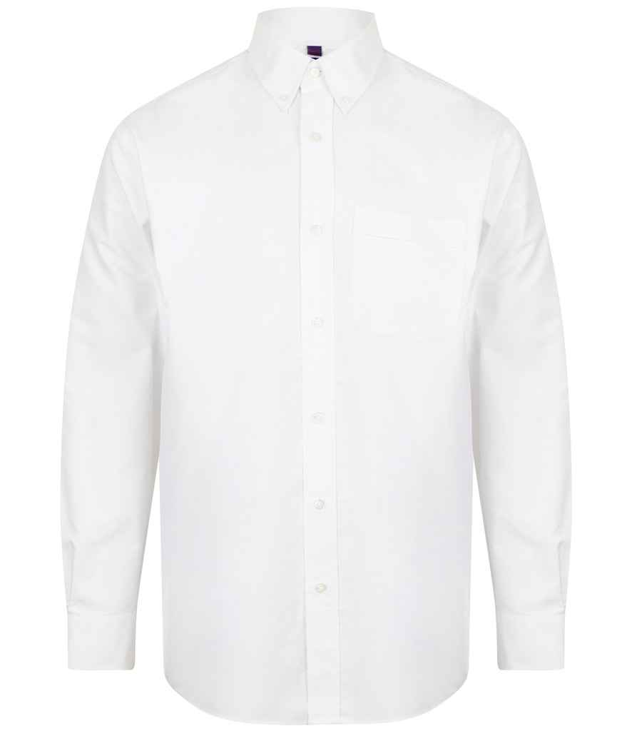 Henbury Long Sleeve Classic Oxford Shirt