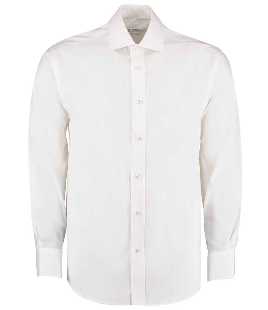Kustom Kit Premium Long Sleeve Classic Fit Oxford Shirt