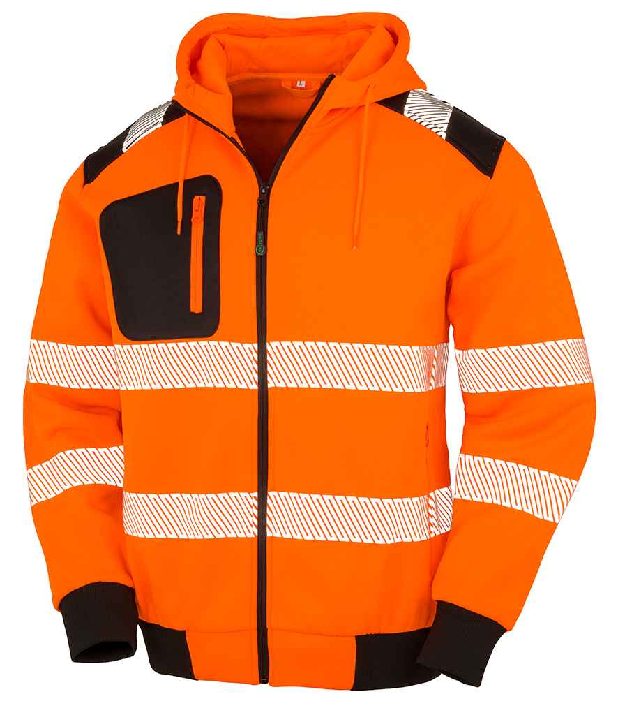 Result Recycled Safety Zip Hoodie