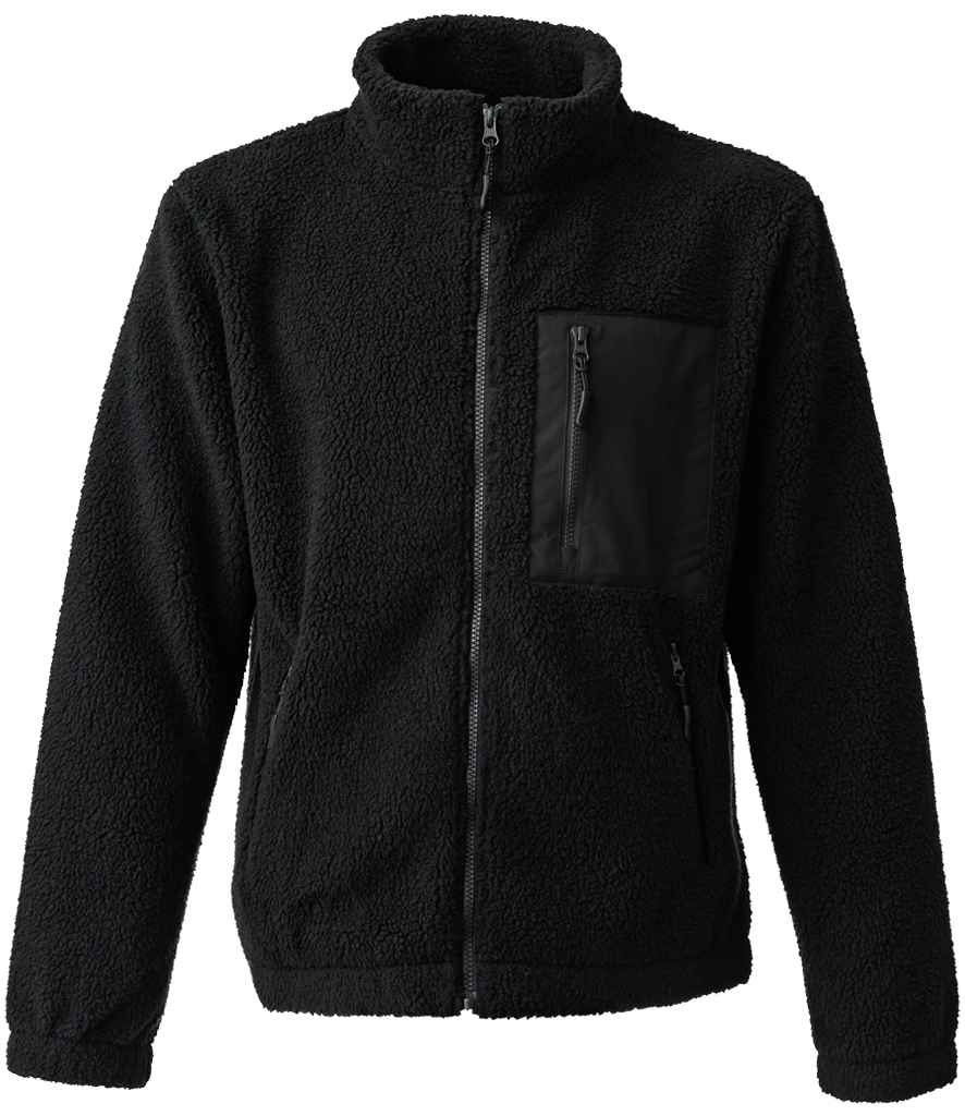 Ravine Unisex Full Zip Borg Fleece Jacket