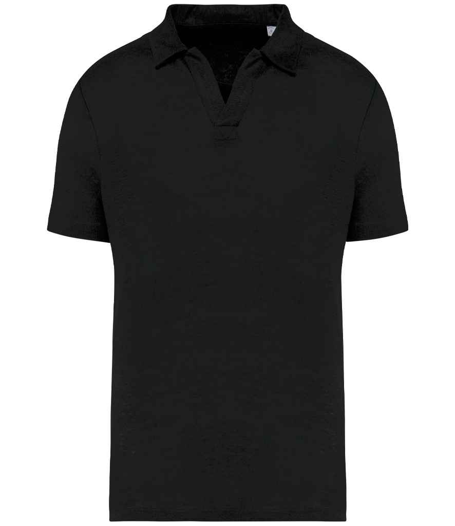 Spasso Linen Polo Shirt